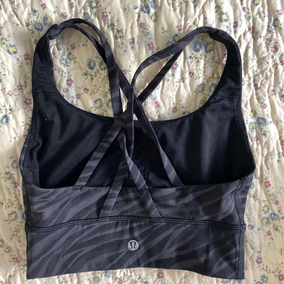 lululemon Energy Longline Bra Medium Support, B–D Cups, Size 2 - Picture 2 of 3